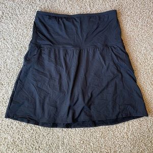 High waisted lands end swim skirt